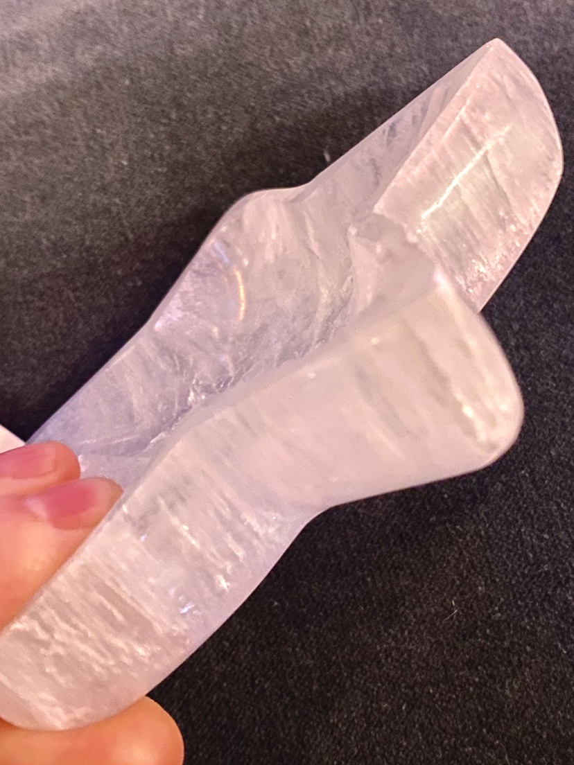 Genuine Moroccan Crystal Selenite Star Dish image indicator(3)