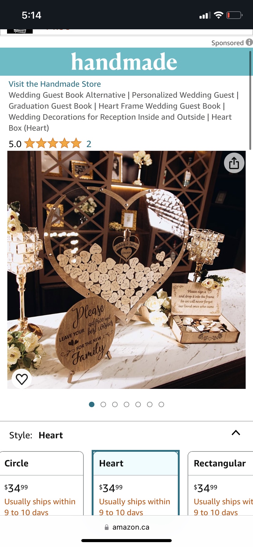 Creative Wedding guestbook alternative
