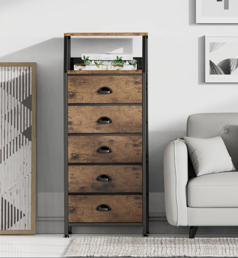 5 Drawer Storage Cabinet
