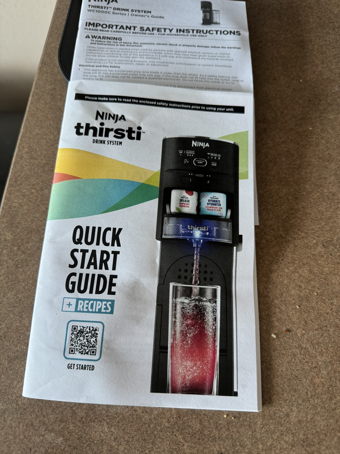 Ninja Thirsti Sparking  & Still Drink Machine - photo 4