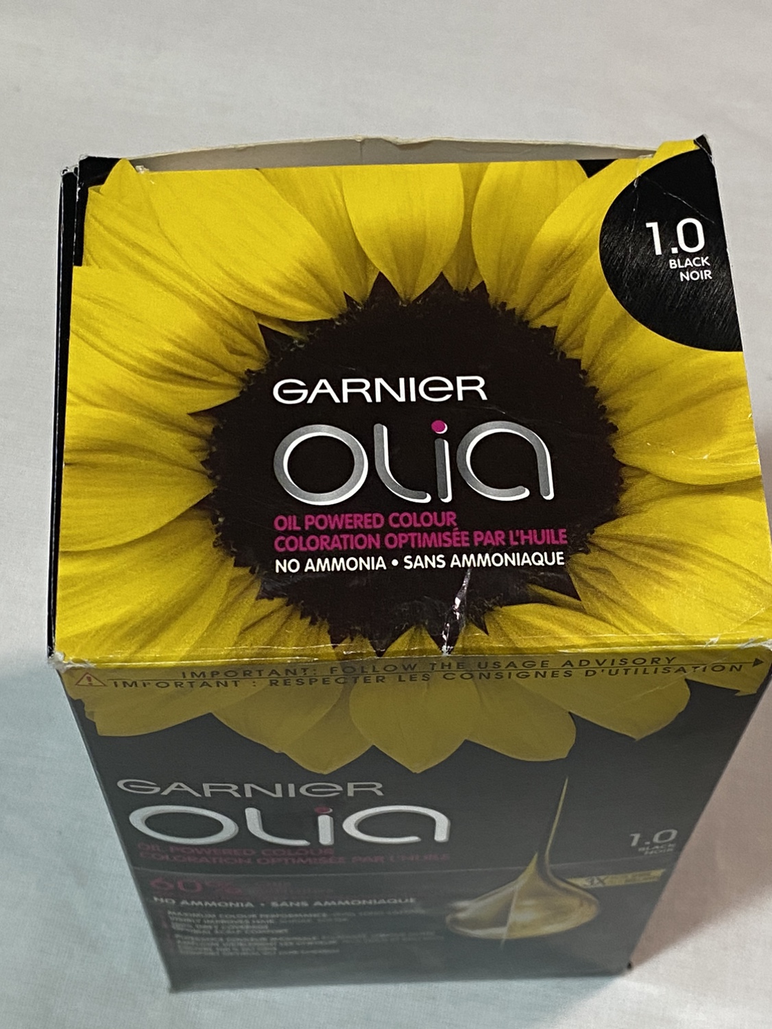 Garnier Olia Hair Colour 1.0 Black image indicator(6)