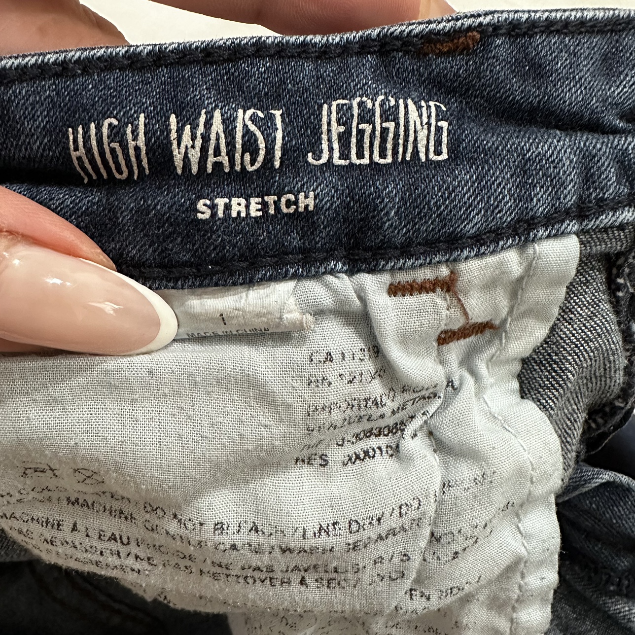 Garage high waisted jeggings image indicator(7)