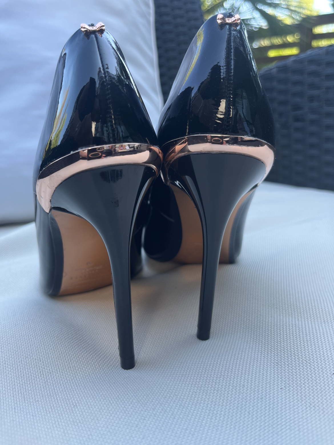 Ted Baker Black Leather Heels like new thumbnail