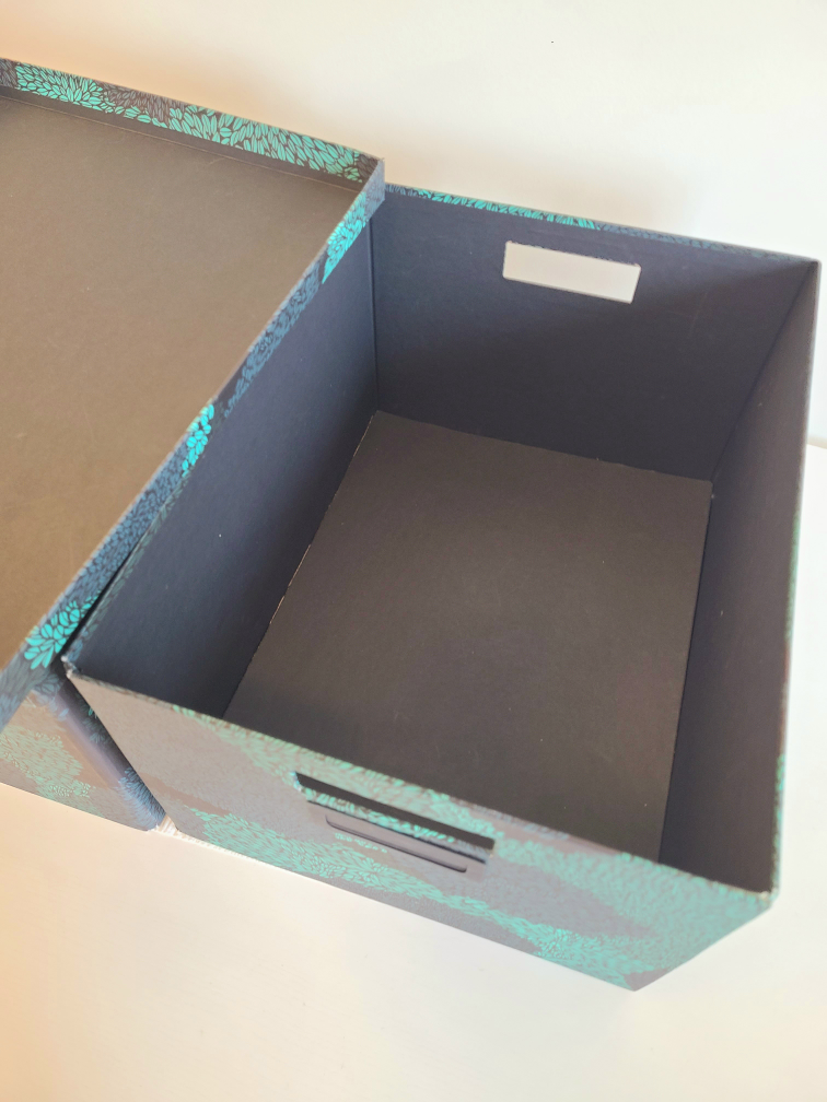 Teal and Black Storage Box - photo 3
