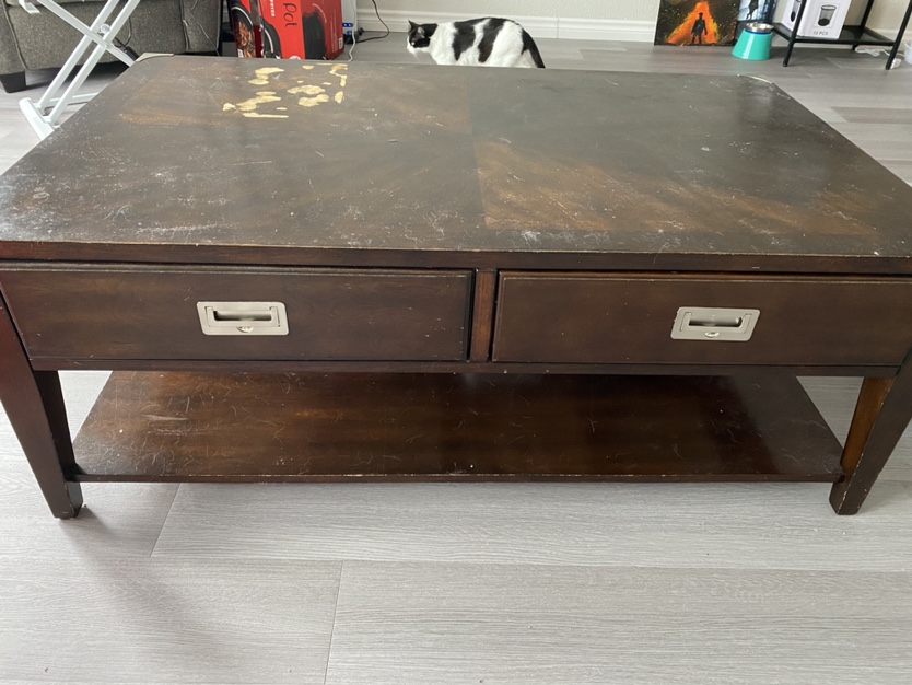 Coffee Table with Two Drawers