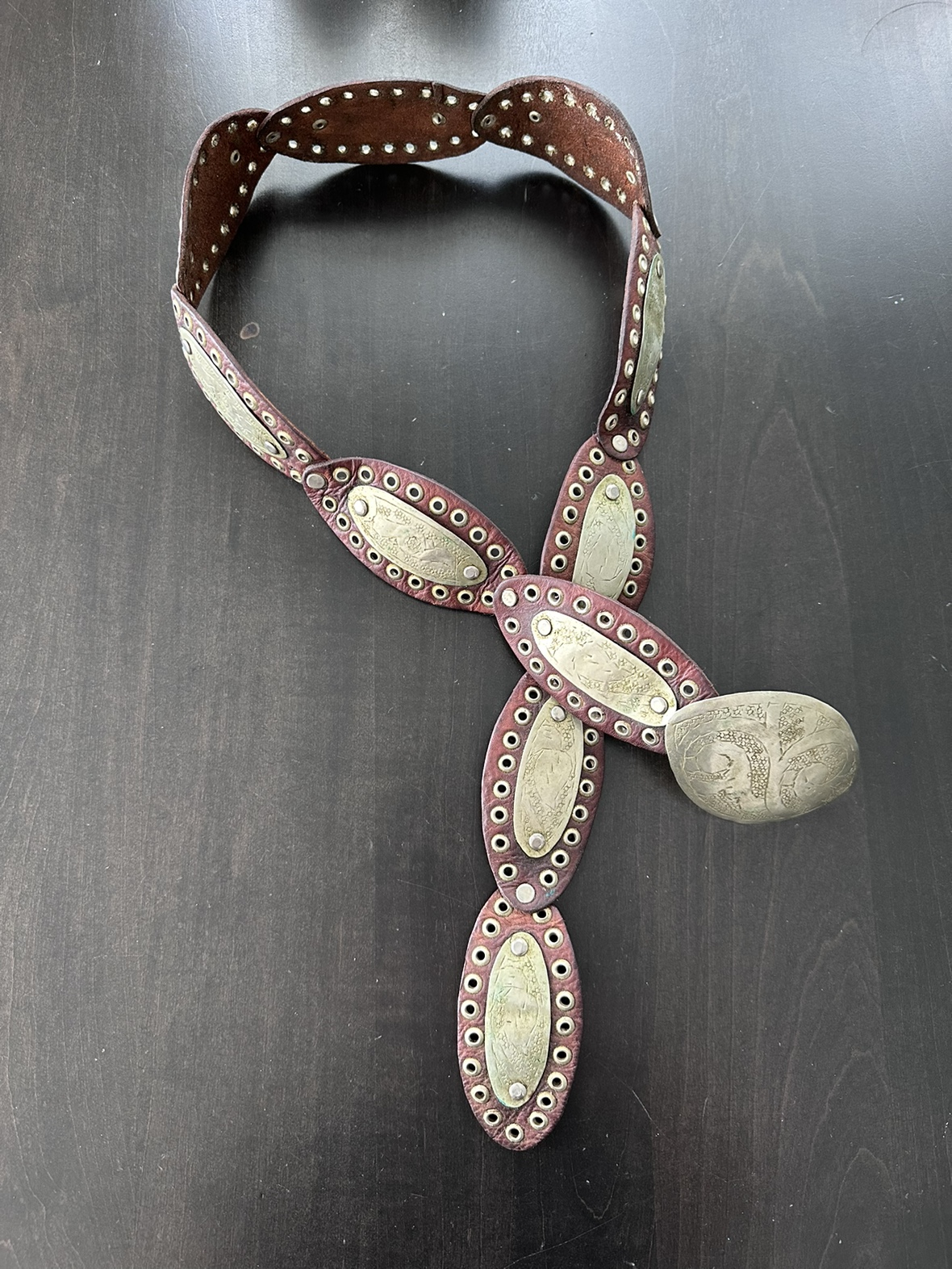 Hand made concho belt. - photo 3