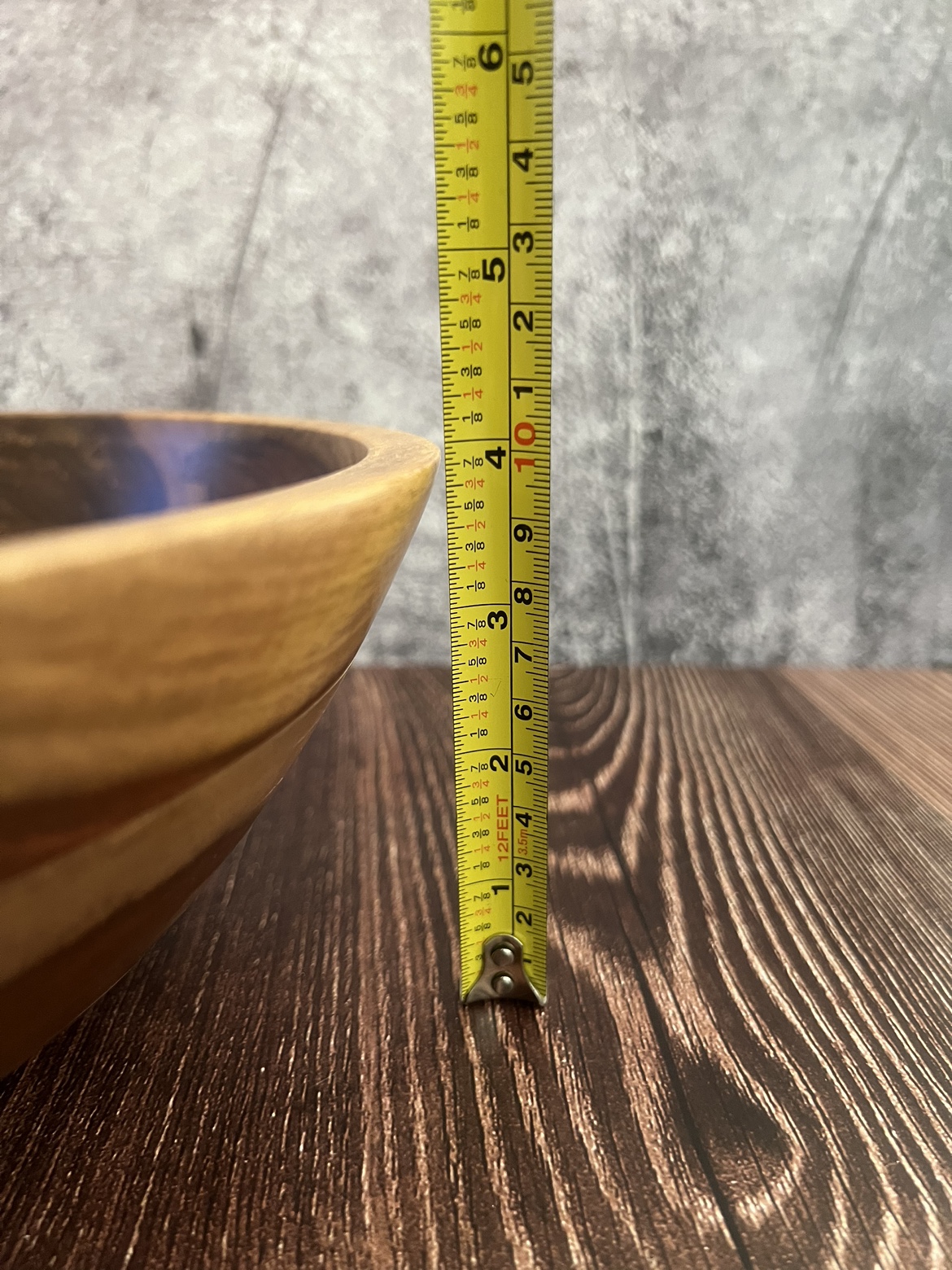 Large West Elm Wooden Bowl image indicator(4)