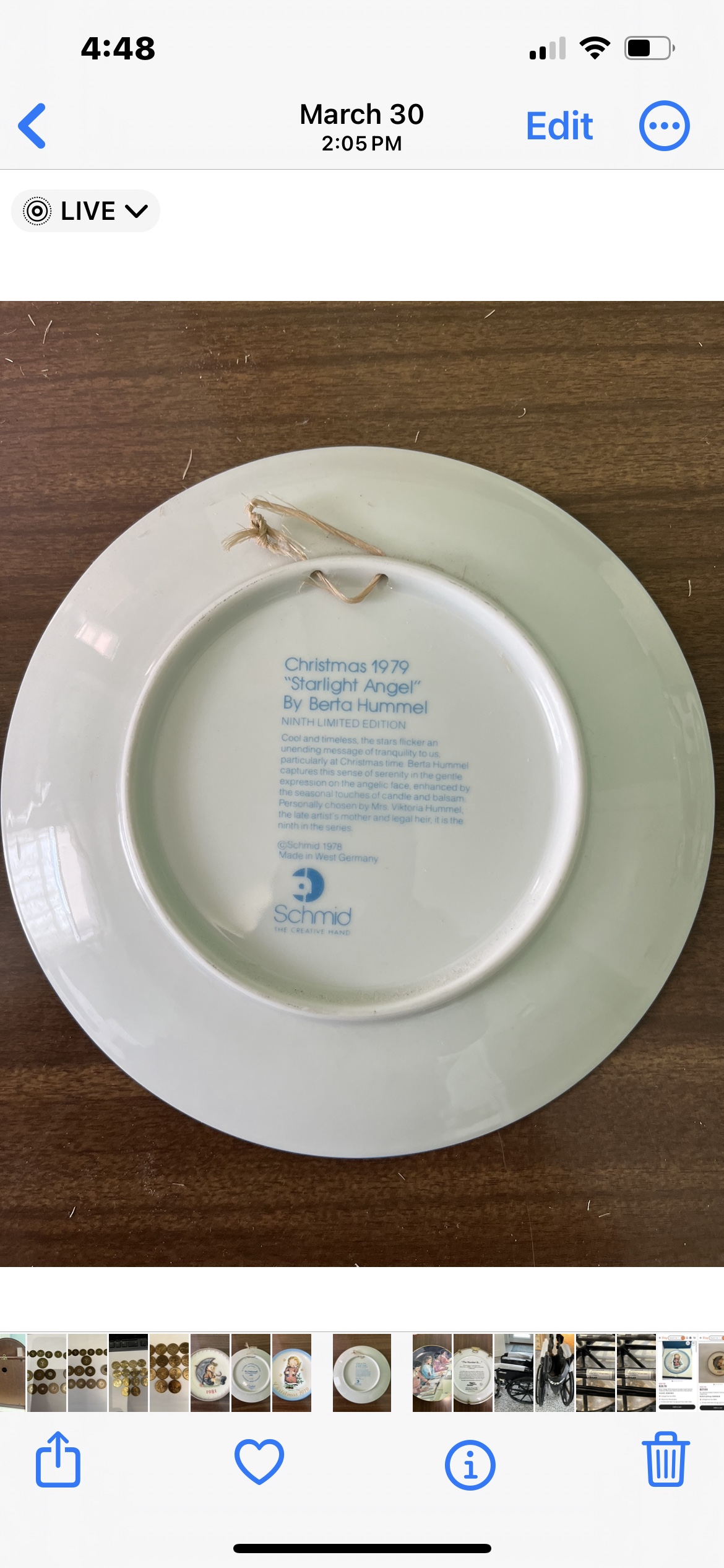 Vintage Collectible Display Plates image indicator(2)