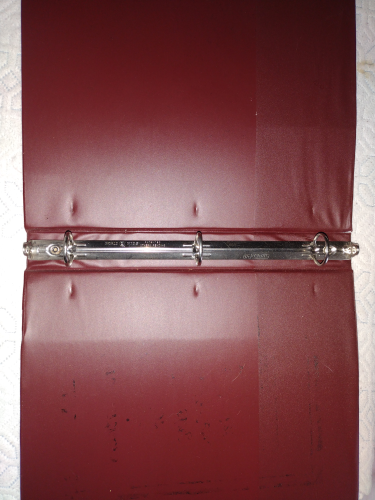 Red 3-Ring Binder