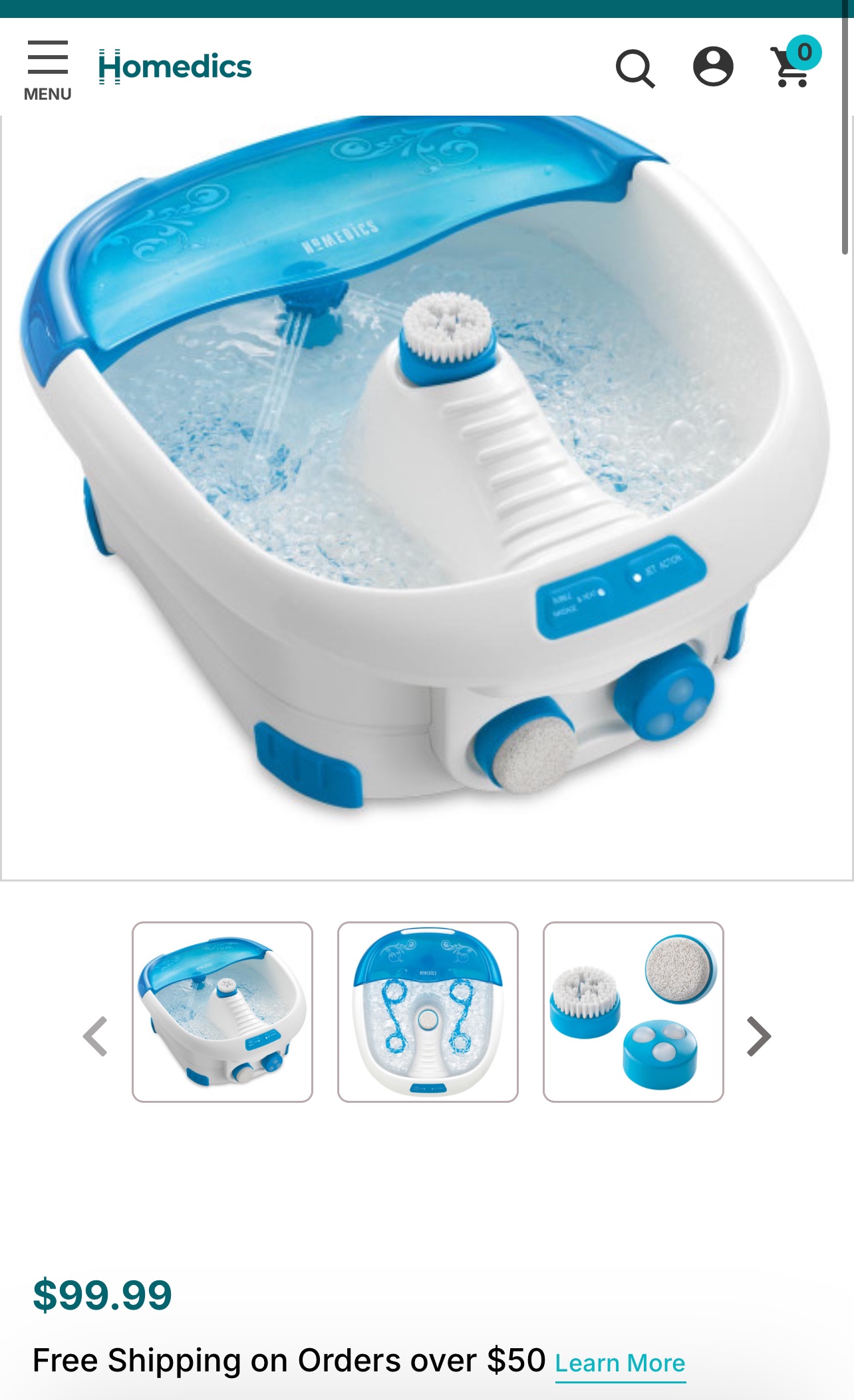Homedics Pedicure Spa Footbath - photo 2