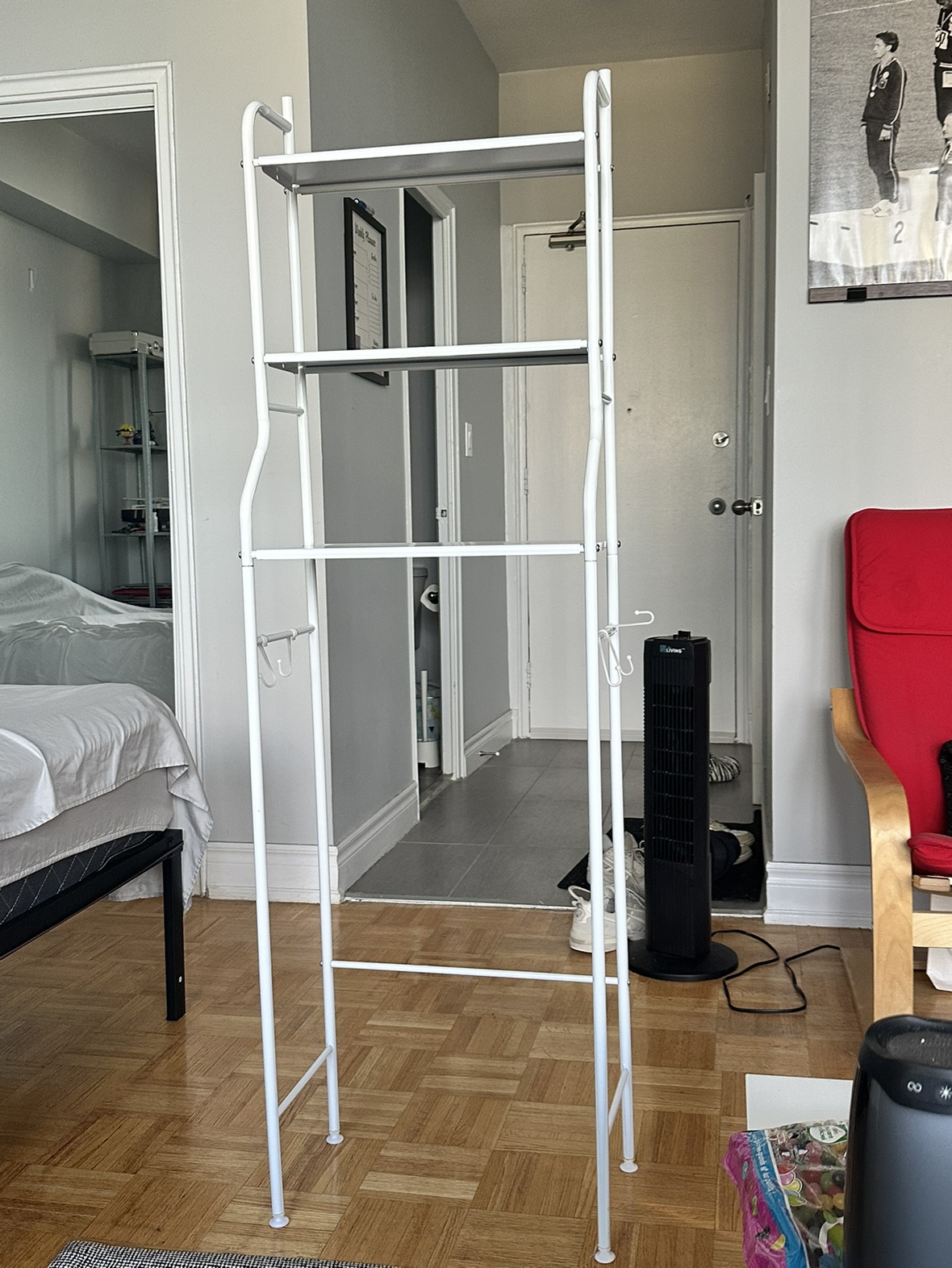 Toilet storage rack image indicator(2)