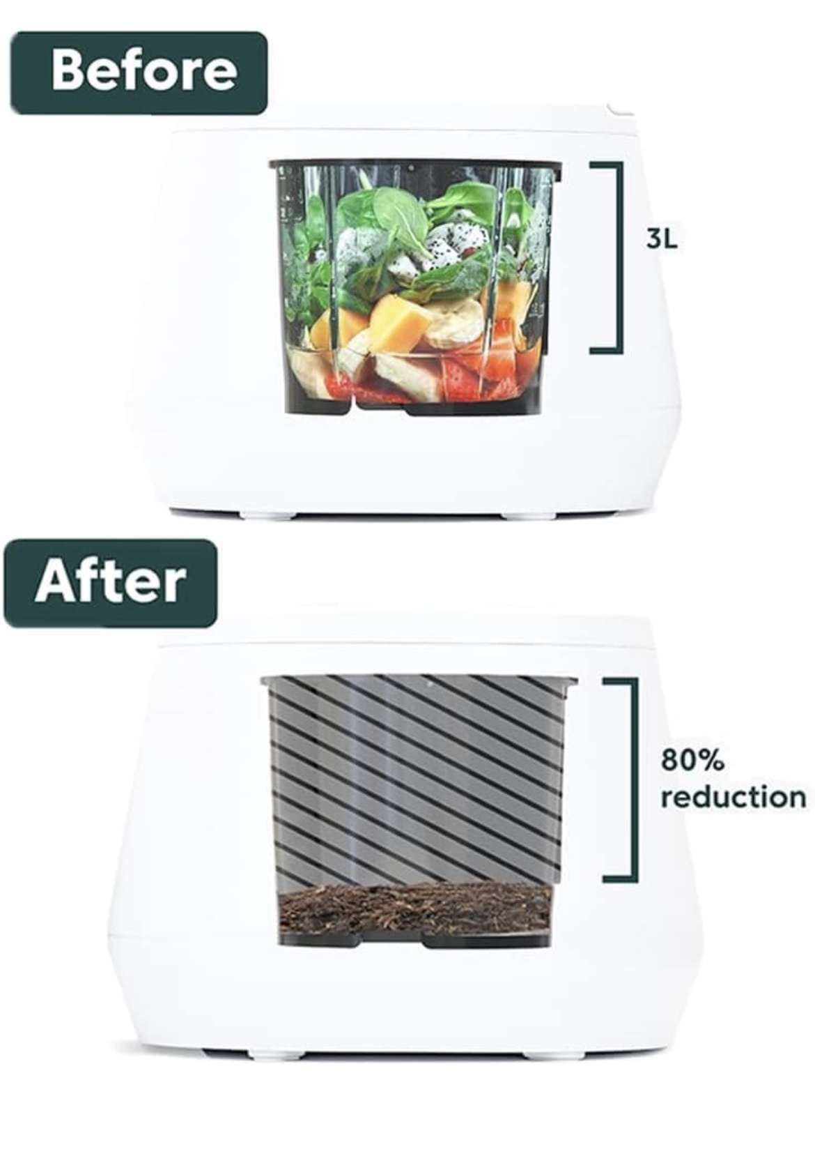 Home smart composter - LOMI 1 composter image indicator(7)