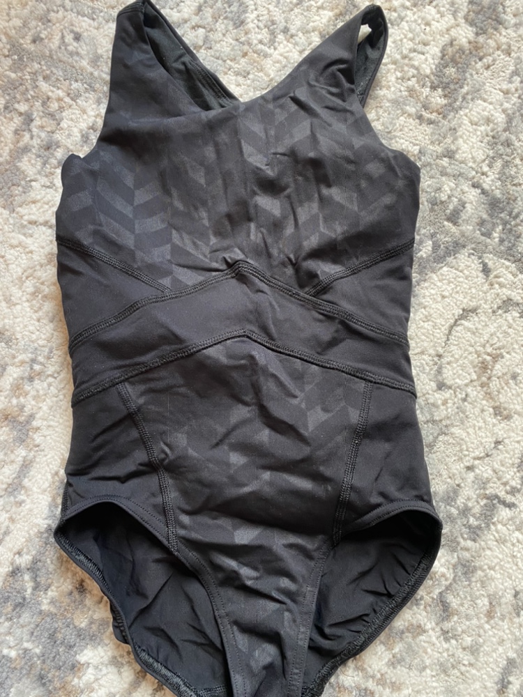 Black Chevron Ivivva Leotard