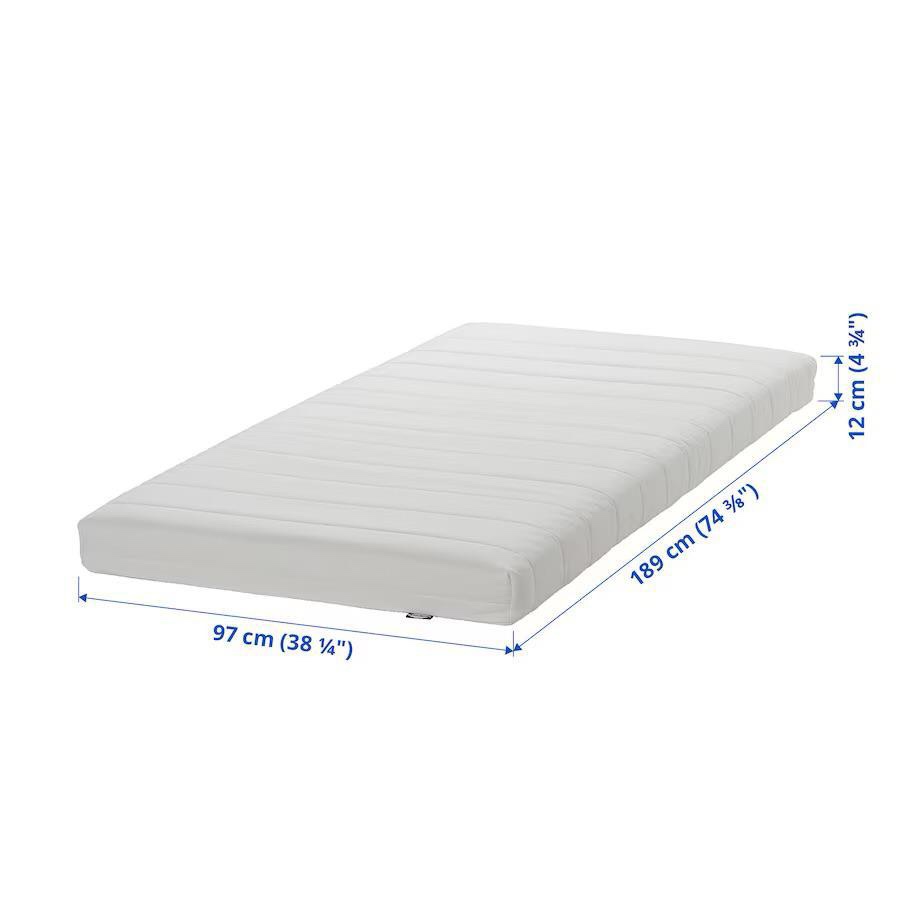 IKEA bed frame and mattress - photo 4