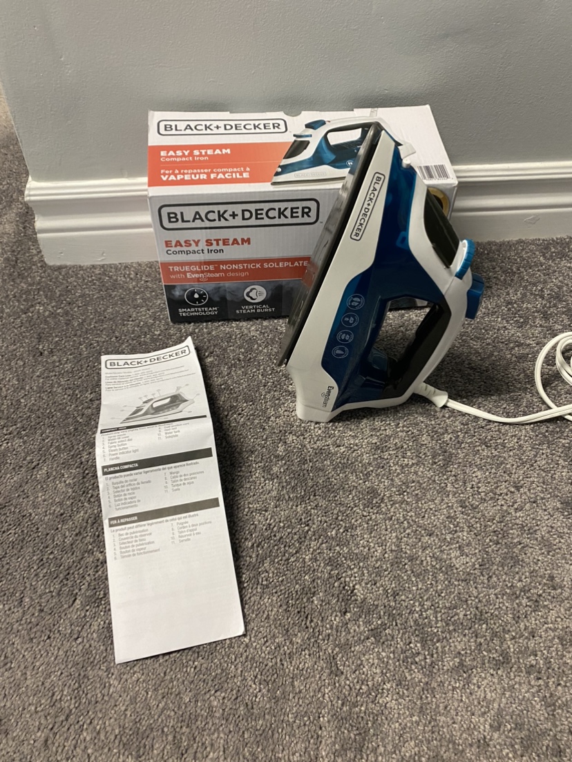 Brand new black decker iron
