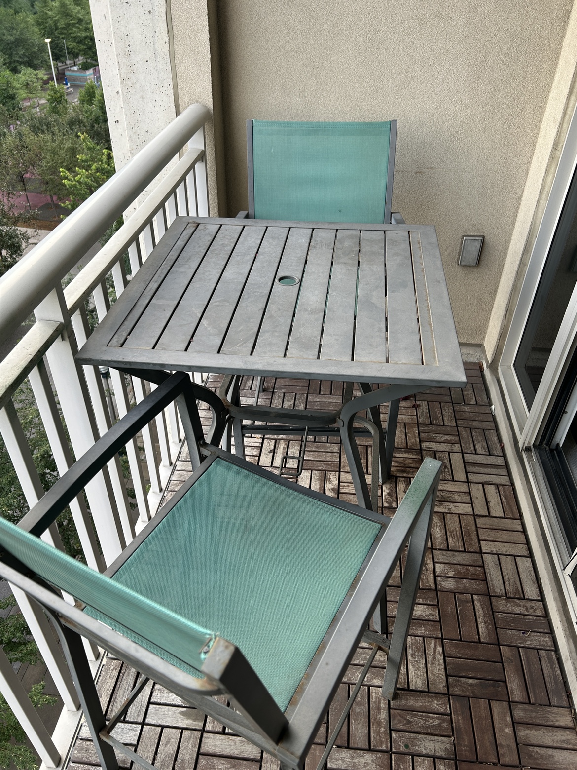 Balcony Table and Chairs Set