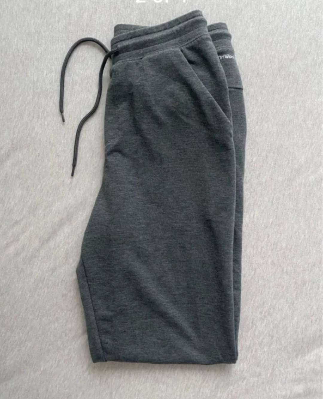 unisex grey sweatpants size S-M image indicator(6)
