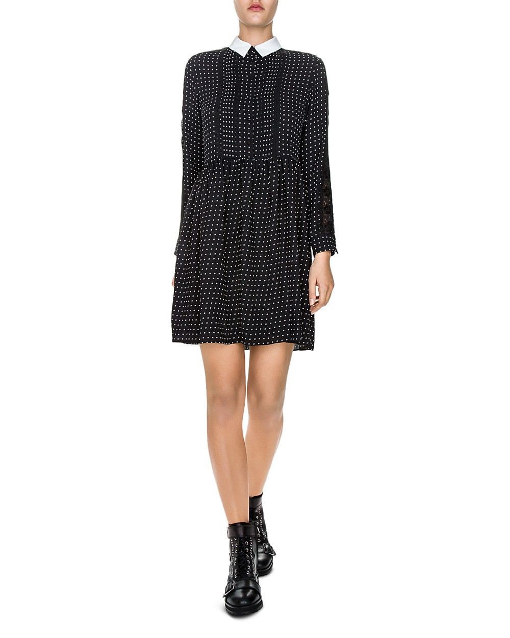 The Kooples polka dot black dress - photo 5