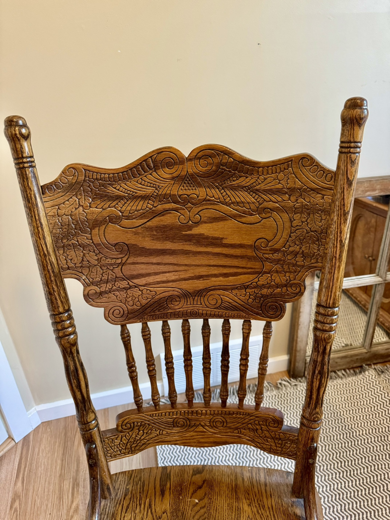 Oak Swivel Office Chair - photo 2