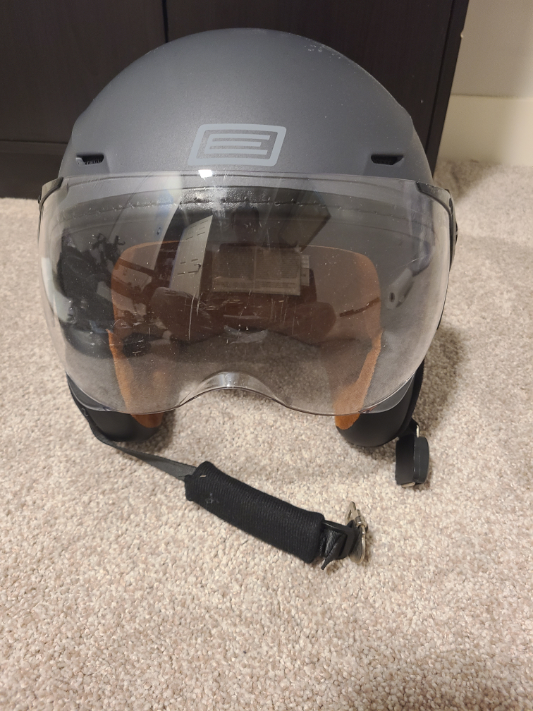 helmet and U lock