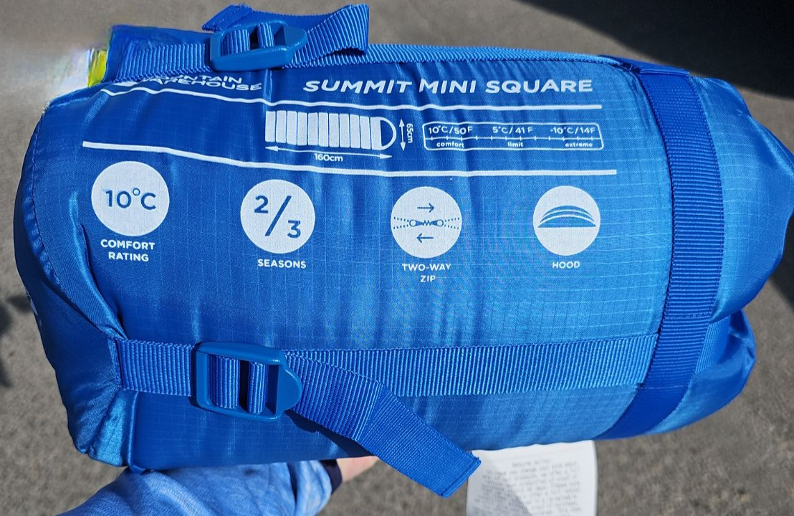 Mountain Warehouse Summit Mini Square Sleeping Bag - photo 3