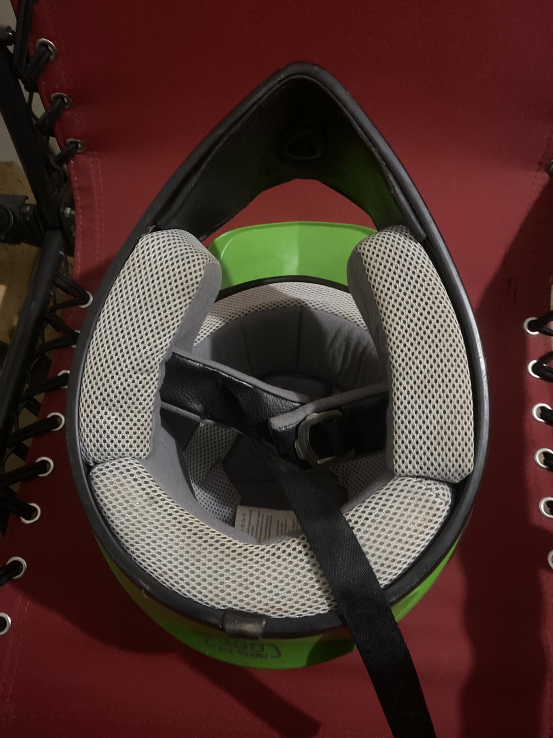 $25 Size S Green and Silver Motocross  Helmet - photo 3