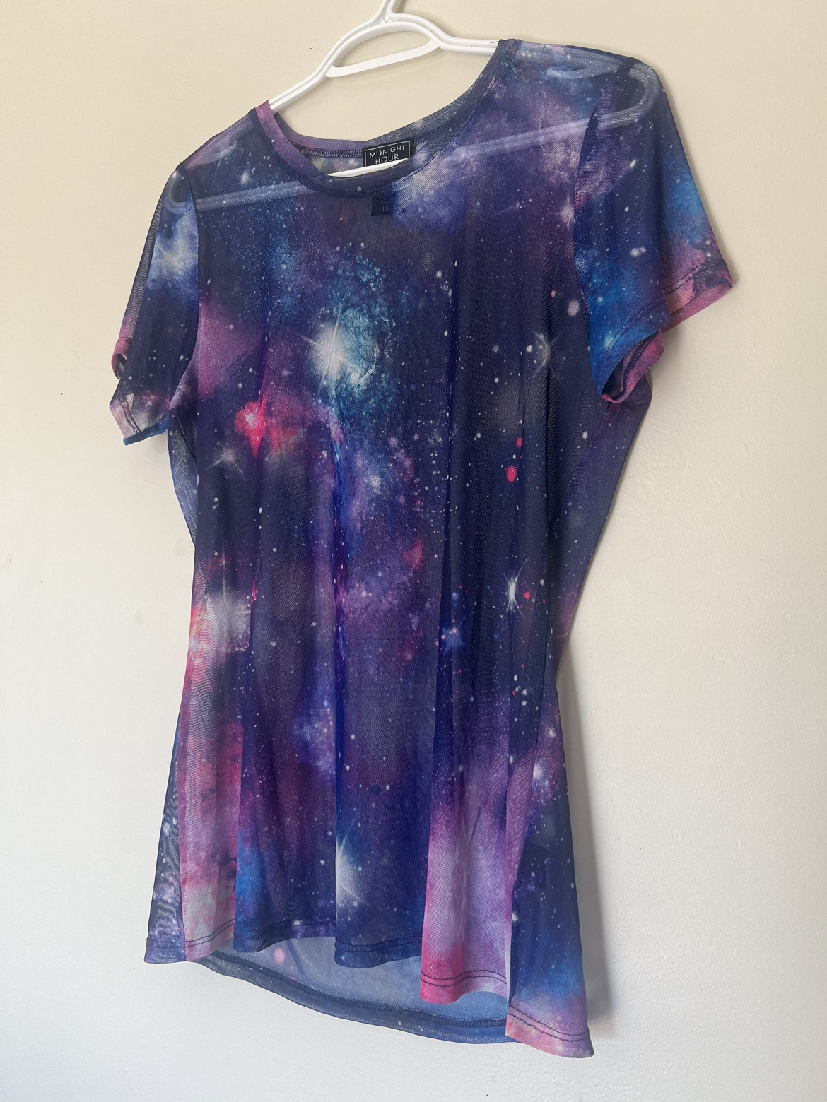 Galaxy Mesh Rave Shirt