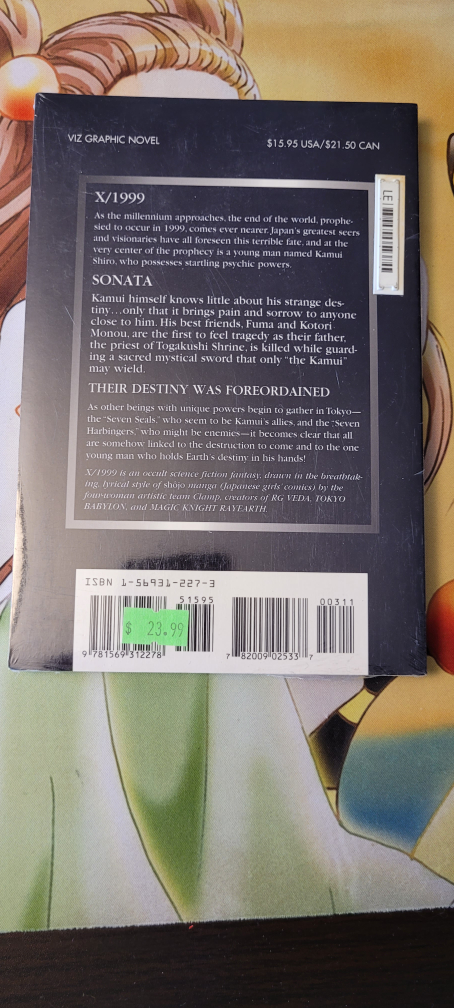 NEW and SEALED X/1999 Graphic Novel Sonata by CLAMP - photo 2