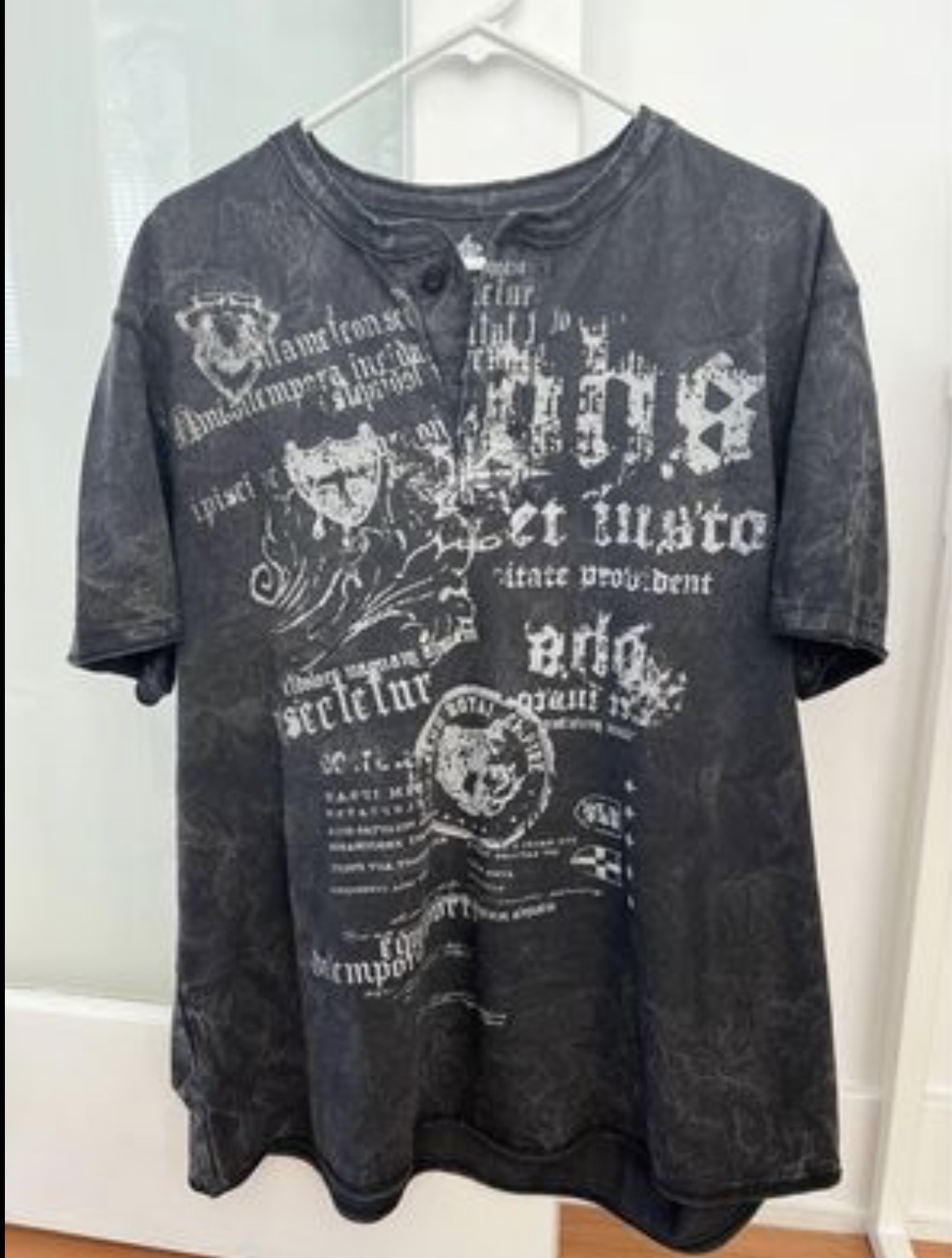 Men’s Dark grey tie dye T-Shirt - Size L New no tags