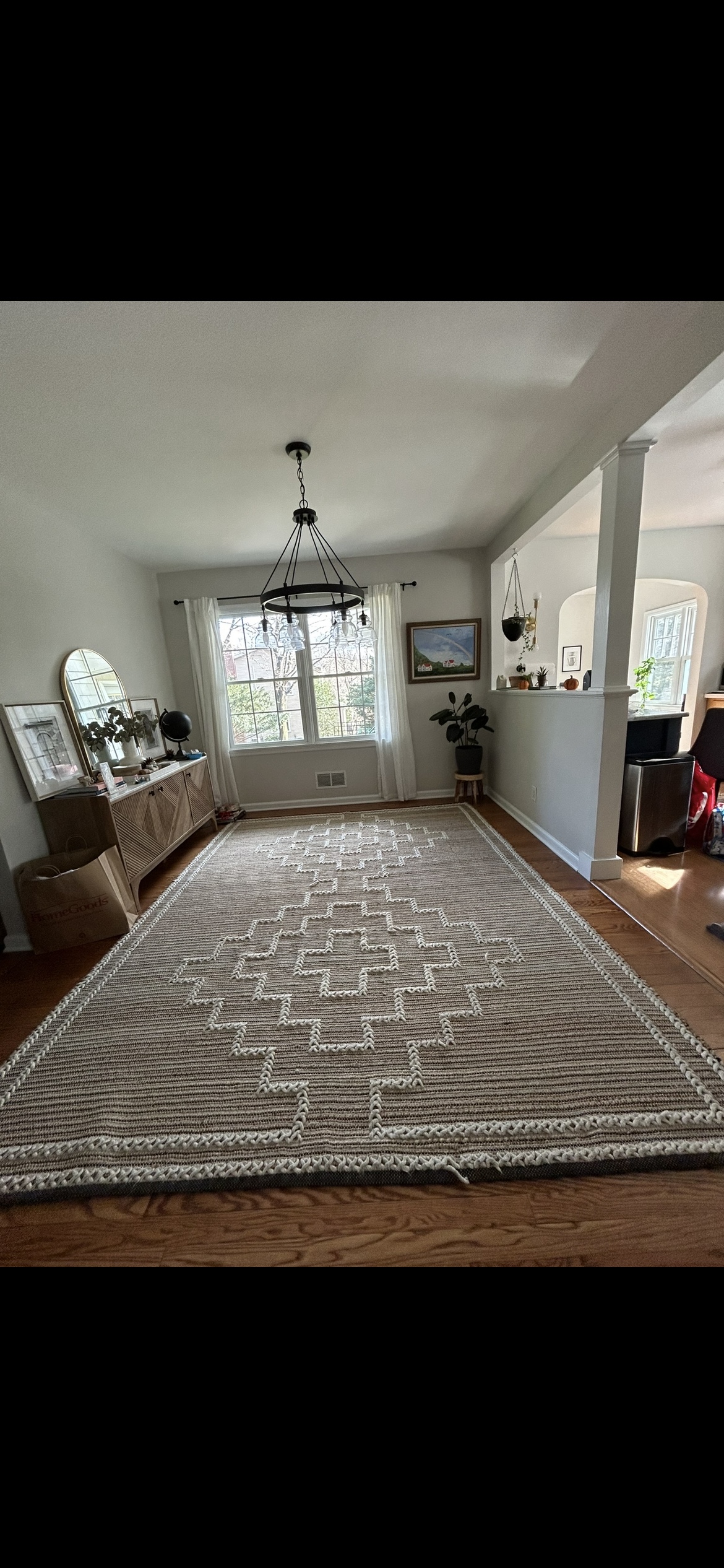 Nuloom 8x10 woven jute/ wool rug - photo 2