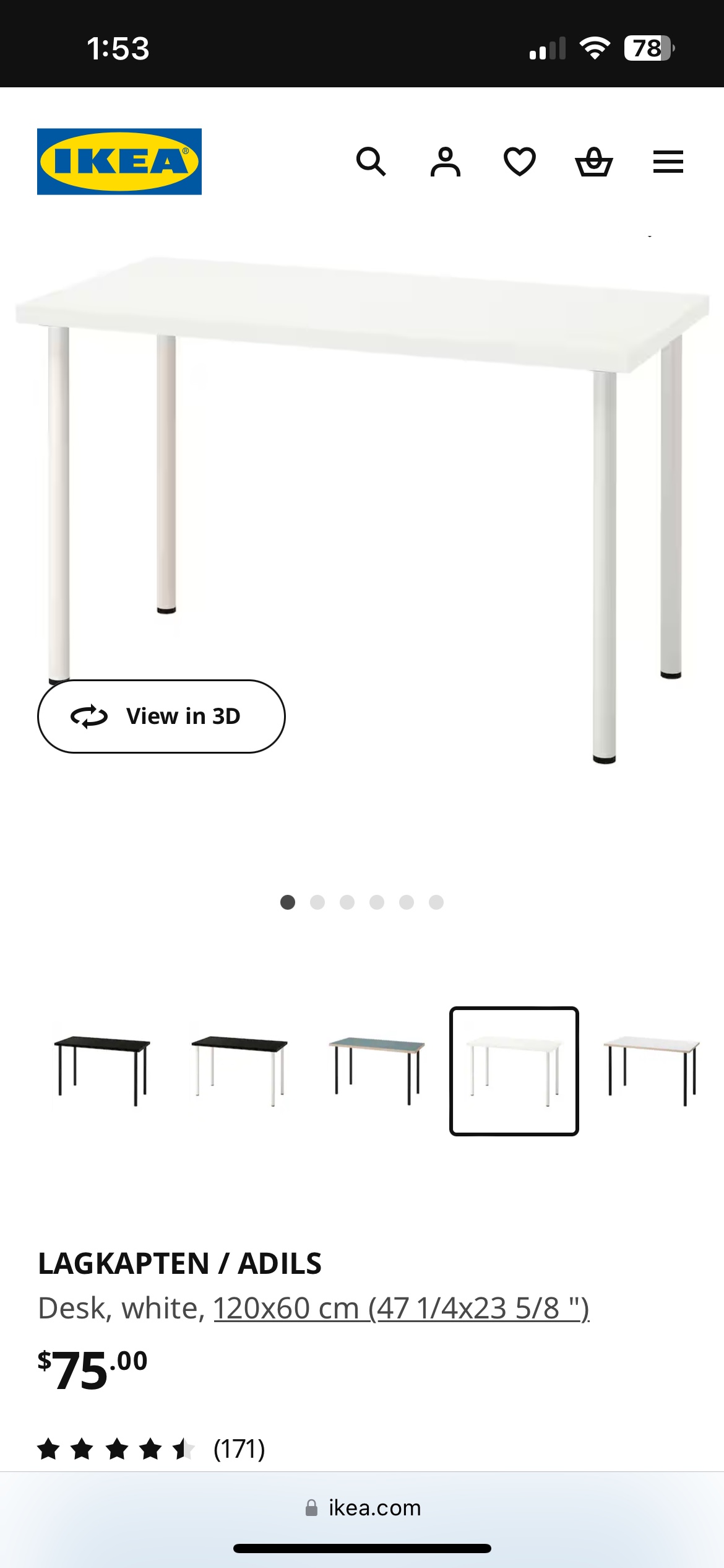 IKEA desk