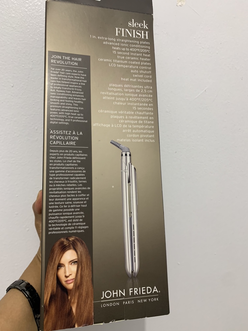 John Frieda Sleek Finish 1" Flat Iron - photo 2