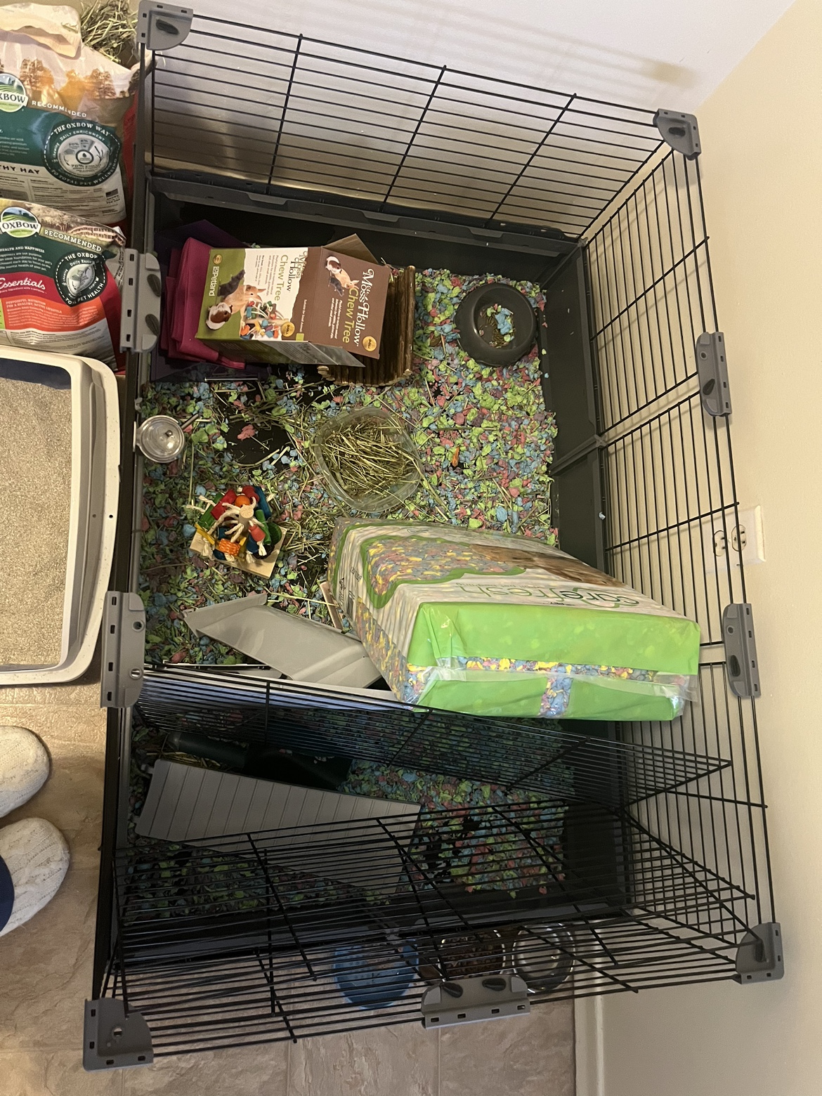 Small animal large cage and everything in pictures included - photo 2