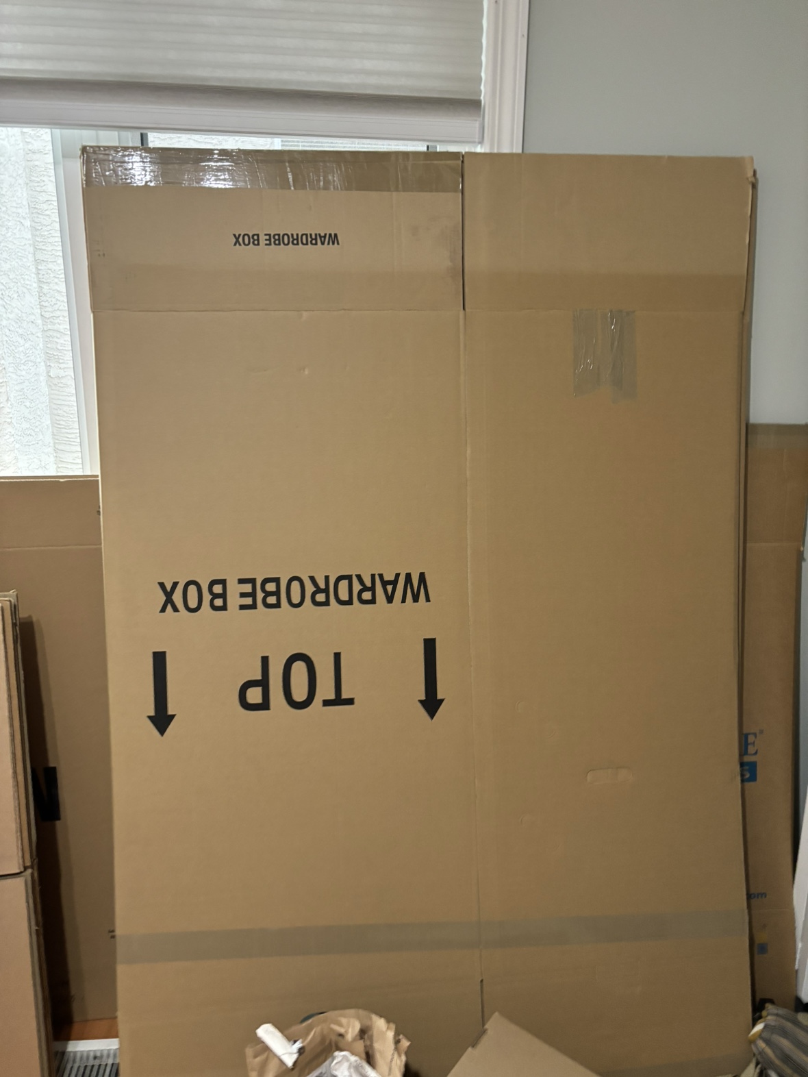 3 wardrobe moving boxes- free