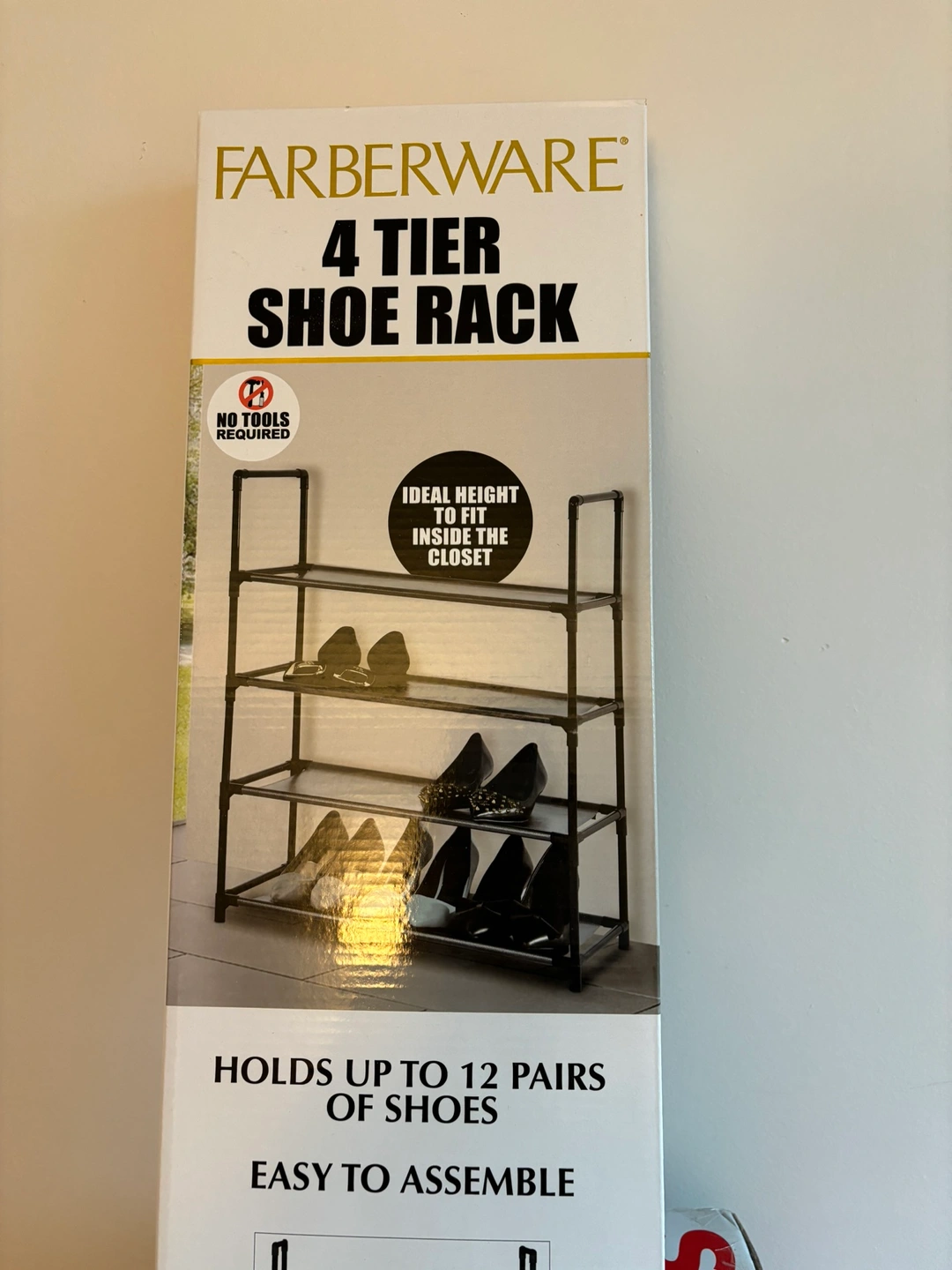 Farberware Tier Shoe Rack Karrot - Main Image