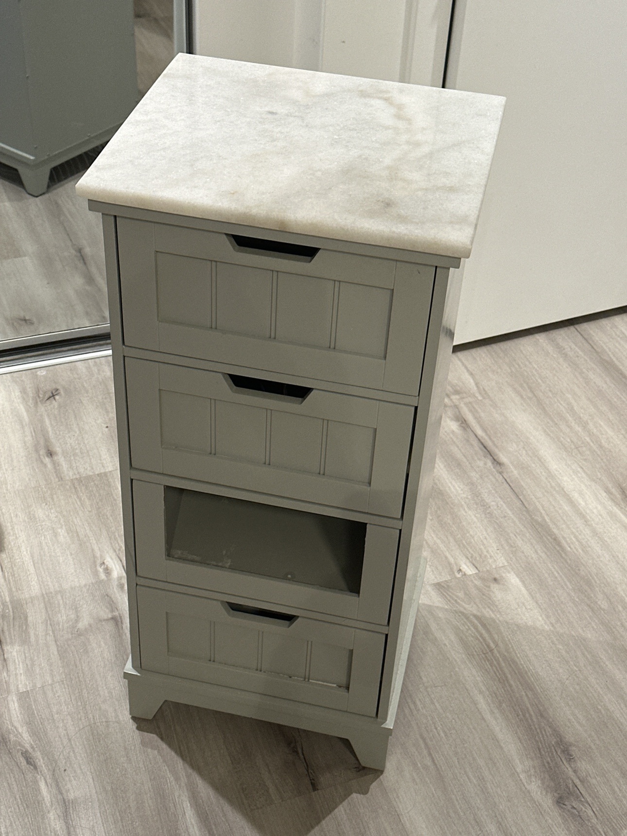 Drawer with Marble Top