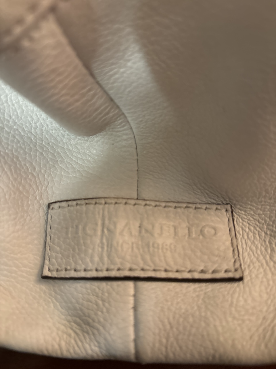 TIGNANELLO Leather Tote Bag thumbnail