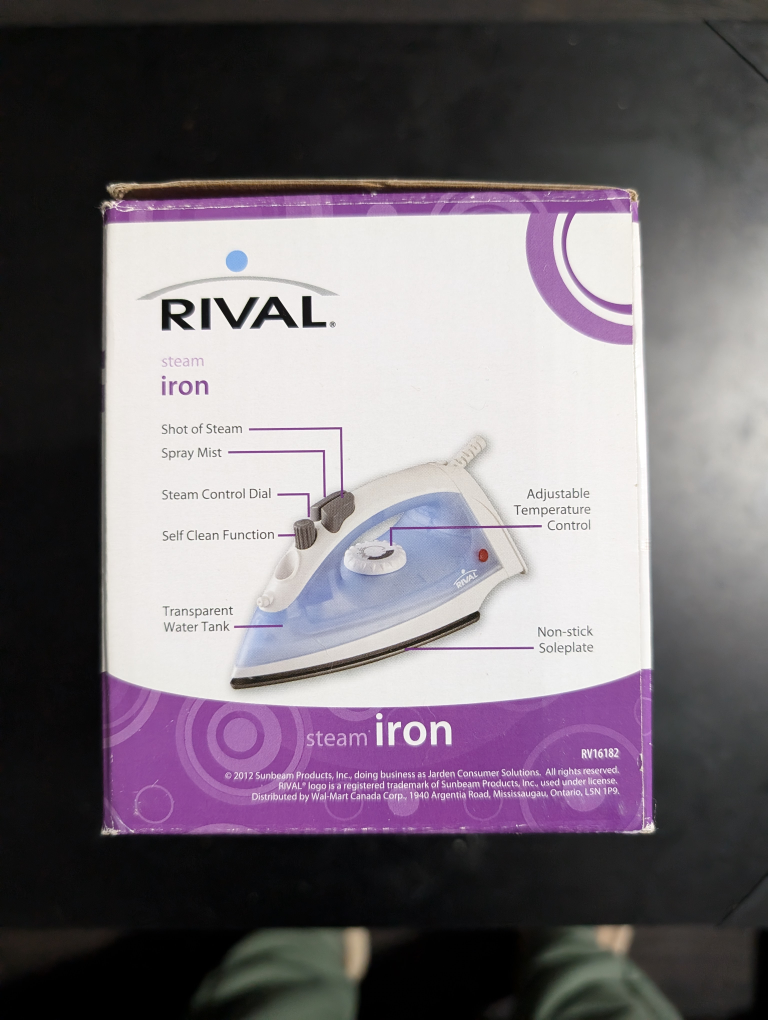 Rival Steam Iron for Sale