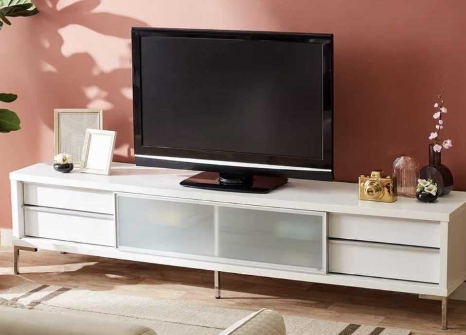White tv stand - photo 2