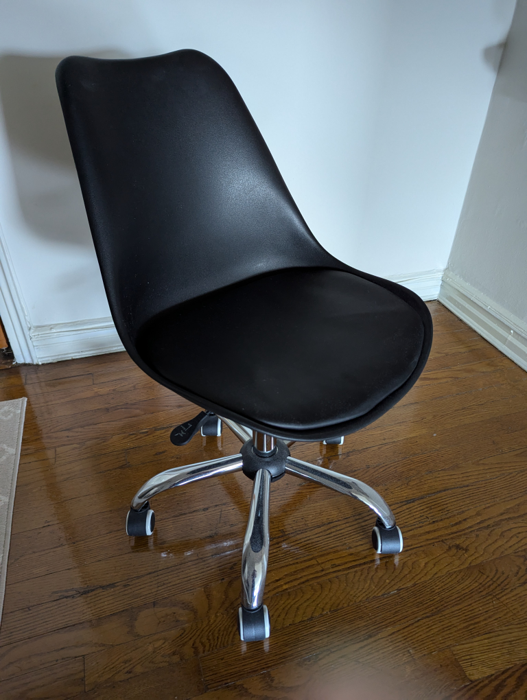 Black Swivel Desk Chair - photo 2