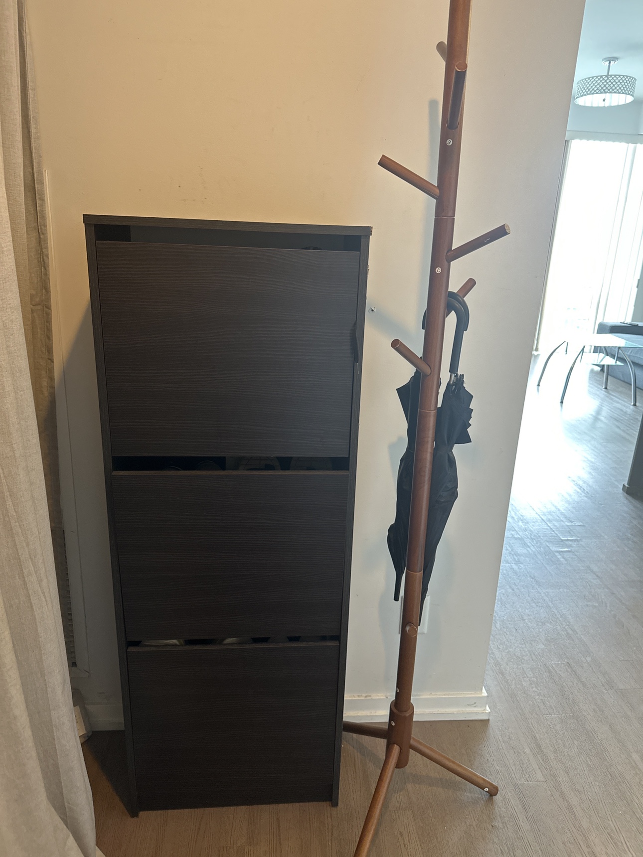 Shoe rack + coat hanger