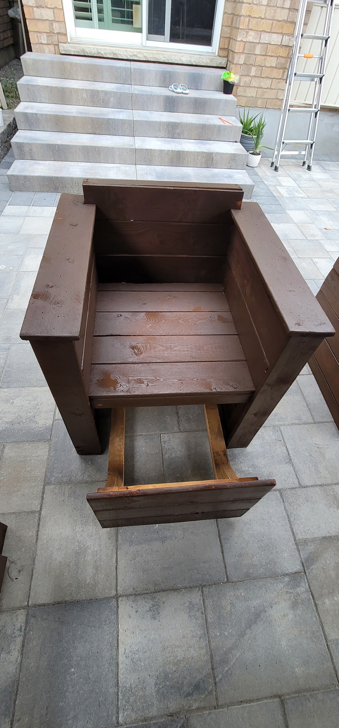 Two Wooden Chairs with Storage - photo 3