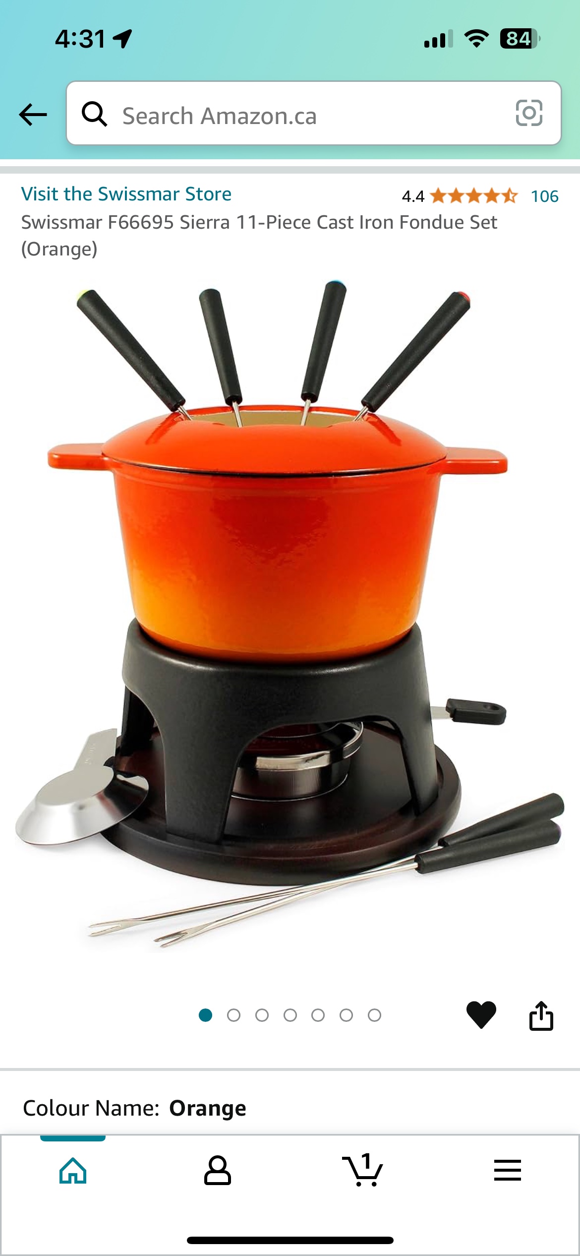 Cast Iron Fondue Set image indicator(2)