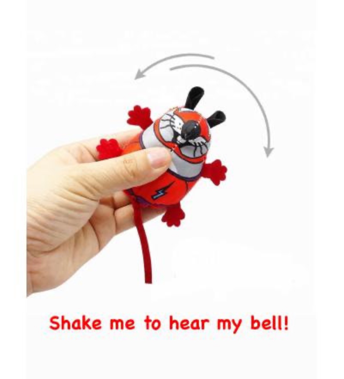 Set of 4 Catnip-Filled, and Bell Toys image indicator(4)