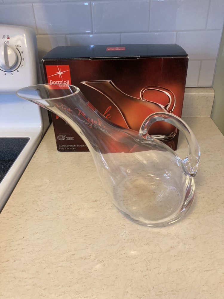 NEW Italy Bormioli Rocco Vino Regale Wine Decanter - photo 4