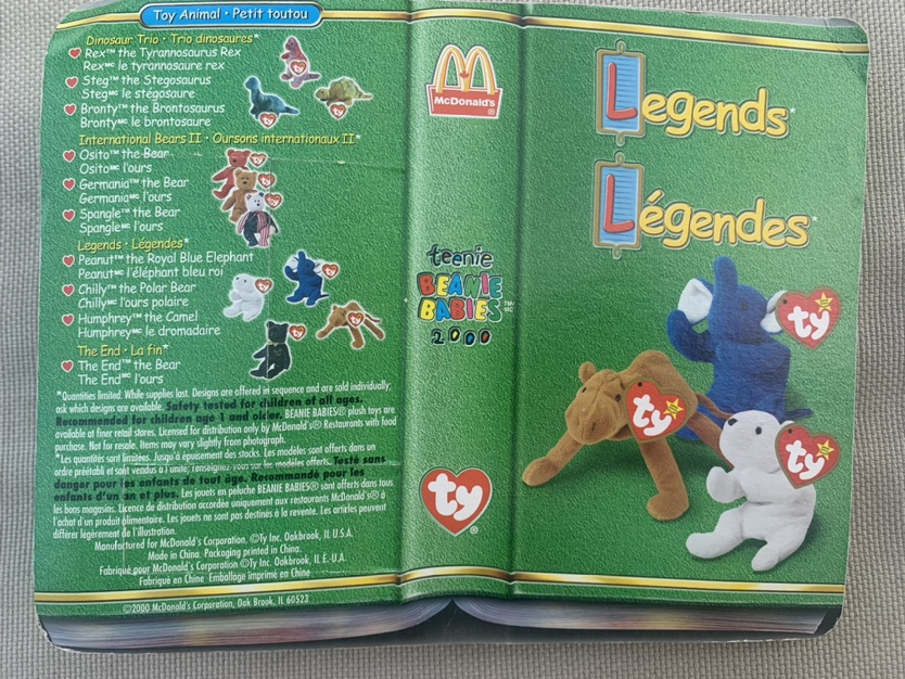 New Collectors McDonald's Ty Beanie Baby - Chilly the Polar Bear image indicator(2)